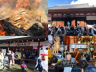 壷阪寺の年間行事のイメージ