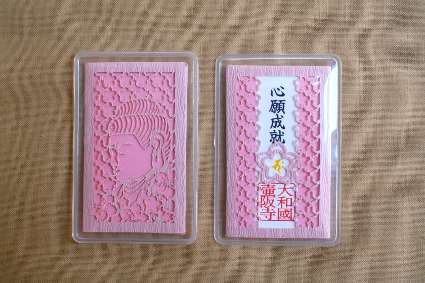 桜大仏　切絵カード守　　心願成就の御守